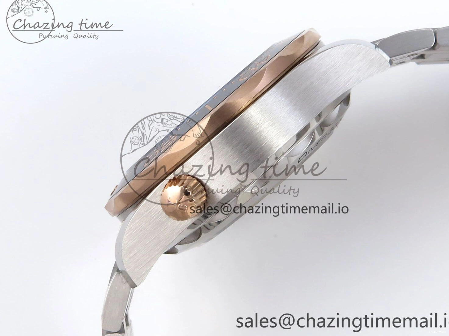 0507 Seamaster 300m Chrono SS YG OMF 1:1 Best Edition Blue Dial on SS YG Bracelet A Popular 7685